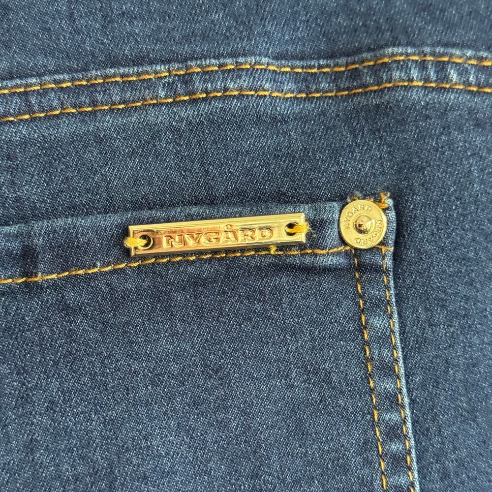 Peter Nygard Slims Skinny Stretch Jeans Pull On Elastic Waist Denim 6/8 Small - Picture 4 of 7